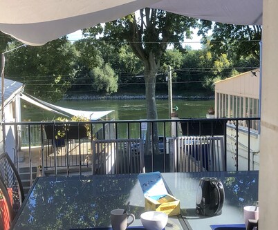 View over the Loire. Le Futreau, gîte 8/9 pers