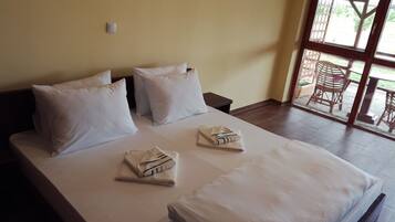 Luxury Double or Twin Room, Garden View | Premium bedding, pillow-top beds, individually furnished, desk