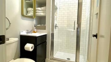 Shower, towels
