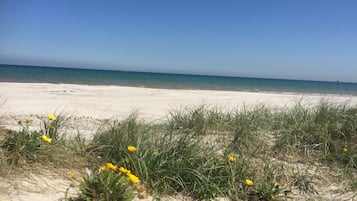 Beach nearby, beach towels
