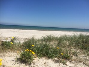 Beach nearby, beach towels