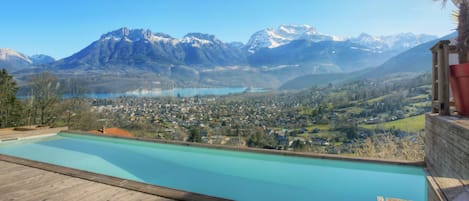 Una piscina climatizada