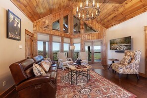 TV, fireplace, video games, DVD player