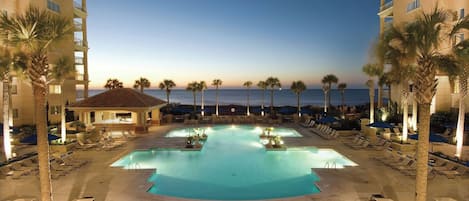 Indoor pool, outdoor pool