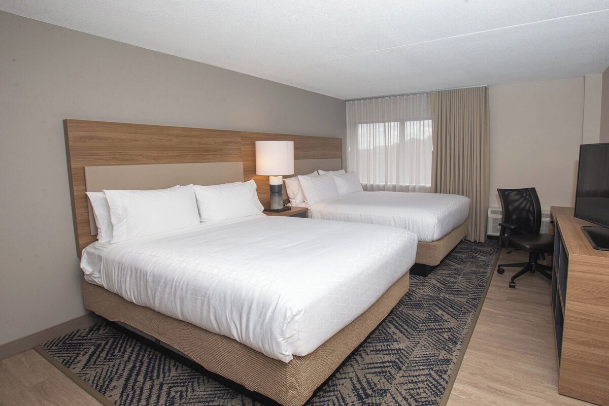 Studio Suite, 2 Queen Beds | 1 bedroom, premium bedding, pillowtop beds, desk