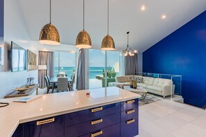 TV - Endless Sunsets Ocean View 3 Bedroom Penthouse (Eagle Beach)