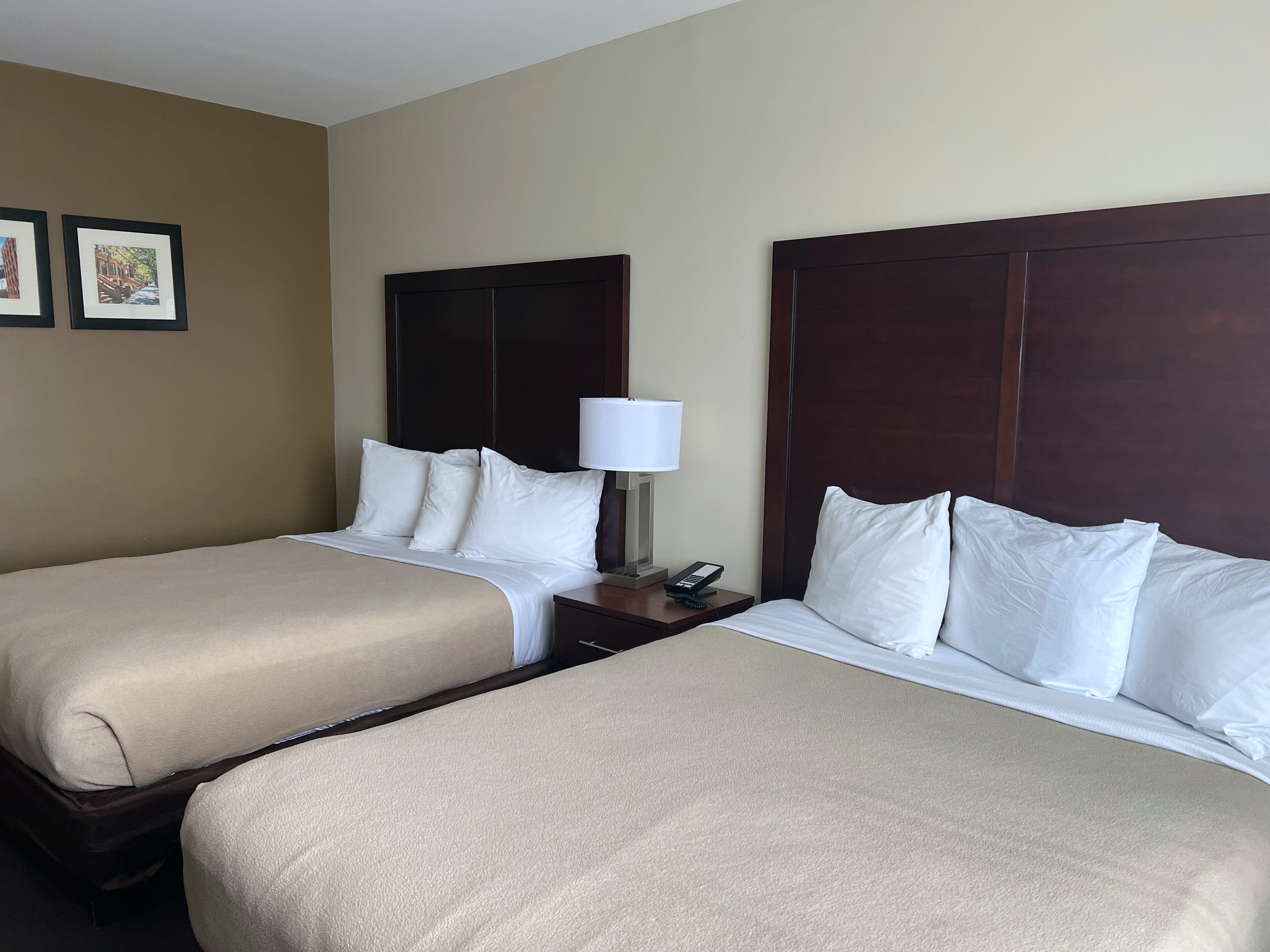 room, 2 queen beds, non smoking | desk, blackout curtains, iron/ironing board, free wifi