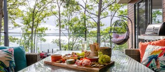 Waterfront House with private beach access and stunning views