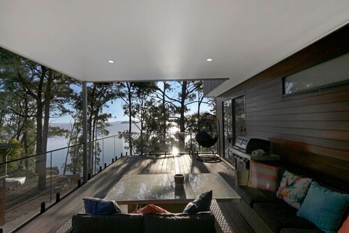 Waterfront House with private beach access and stunning views