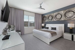 10 bedrooms, desk, iron/ironing board, travel crib