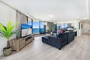 Apartment | Living area | LCD TV - Acapulco Private 2 Bed Ocean View (Surfers Paradise)