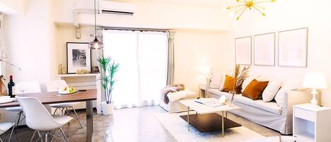 Luxury Suite, 2 Bedrooms (3) | Living area | 32-inch flat-screen TV with digital channels, TV