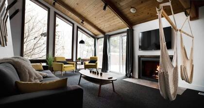 The Hammock House, Sauna, Hot Tub, and Arcade at the Cottonwoods.