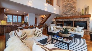 Ferienhaus, Mehrere Betten (Aspen Ridge 17 (Town Home)) | Wohnzimmer | Kamin