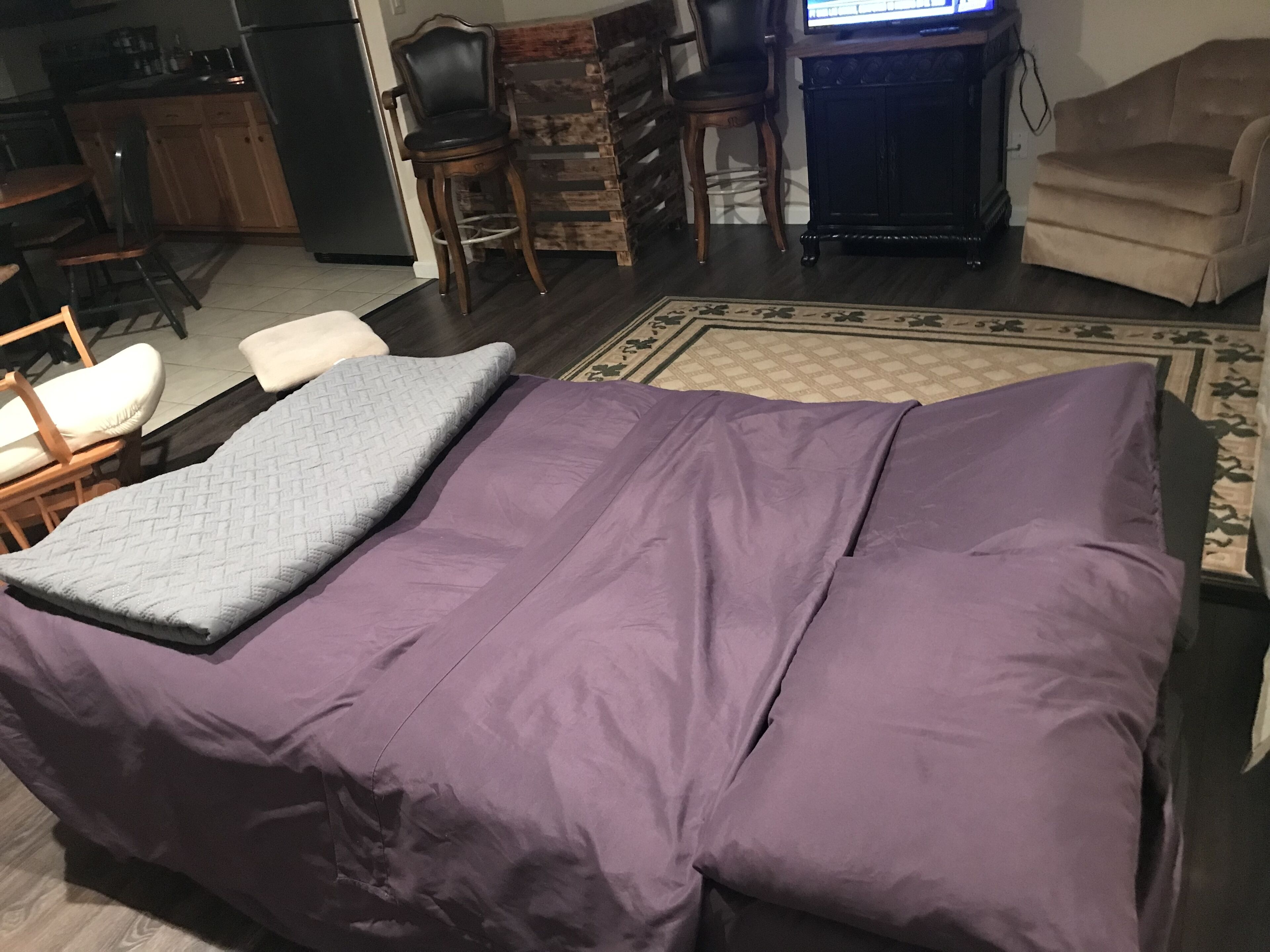 2 habitaciones, tabla de planchar con plancha y wifi gratis 