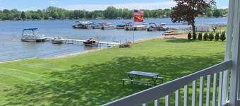 Rose Lake,  Cottage with Pontoon, Coldwater, Michigan (aka Lake of the Woods)