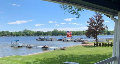 Rose Lake, Cottage with Pontoon, Coldwater, Michigan (aka Lake of the Woods)