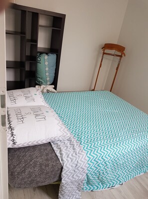 1 bedroom, travel cot, WiFi