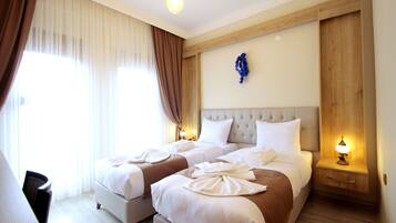 Ropa de cama de alta calidad y artículos del minibar gratis