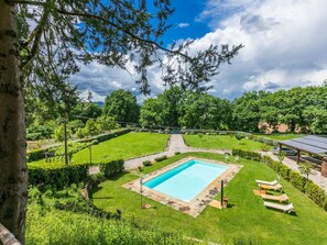 Pool - Stunning  villa for 5 people with WIFI, private pool, TV, terrace, pets allowed and panoramic view (Montevarchi)