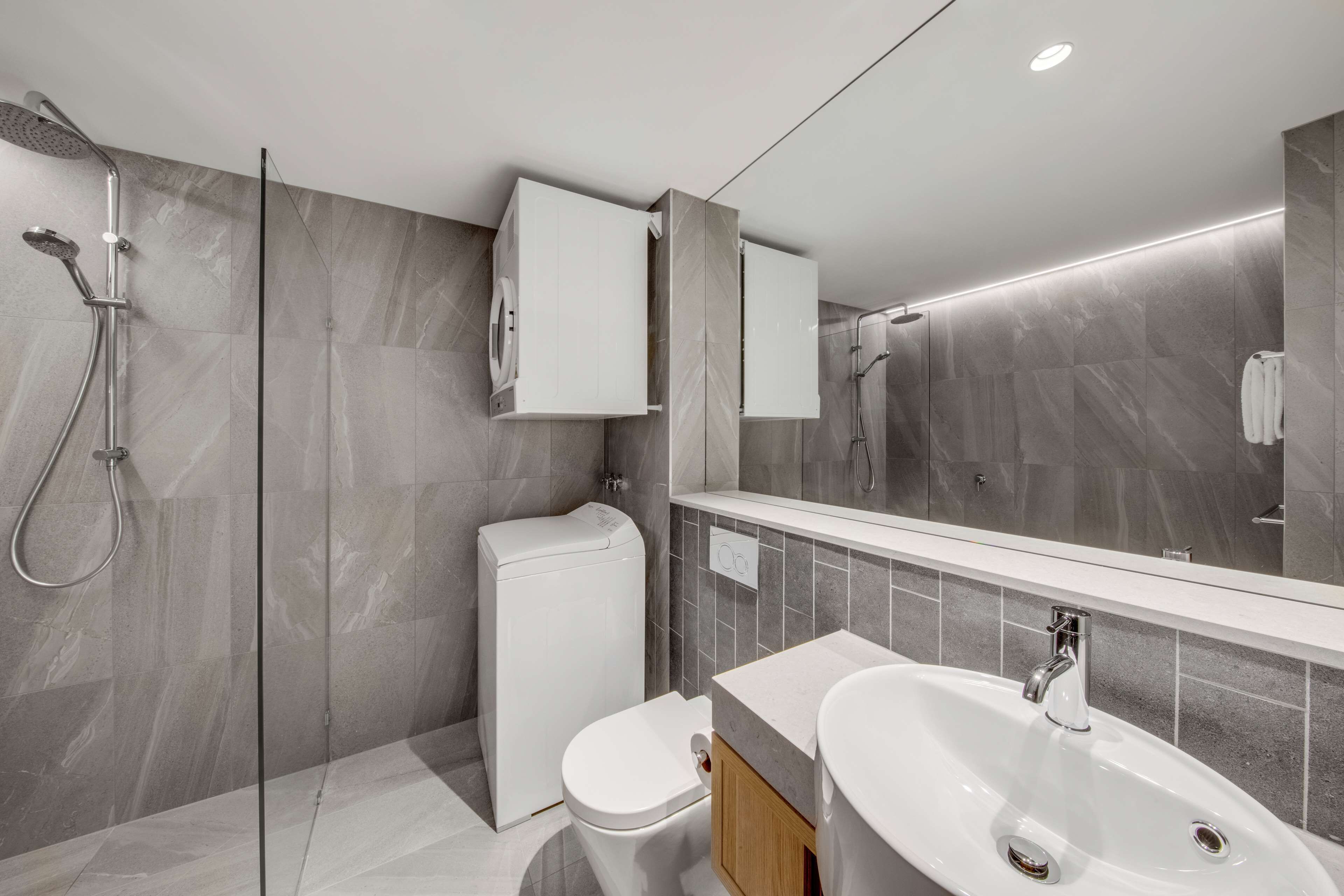 free toiletries, hair dryer, towels, soap