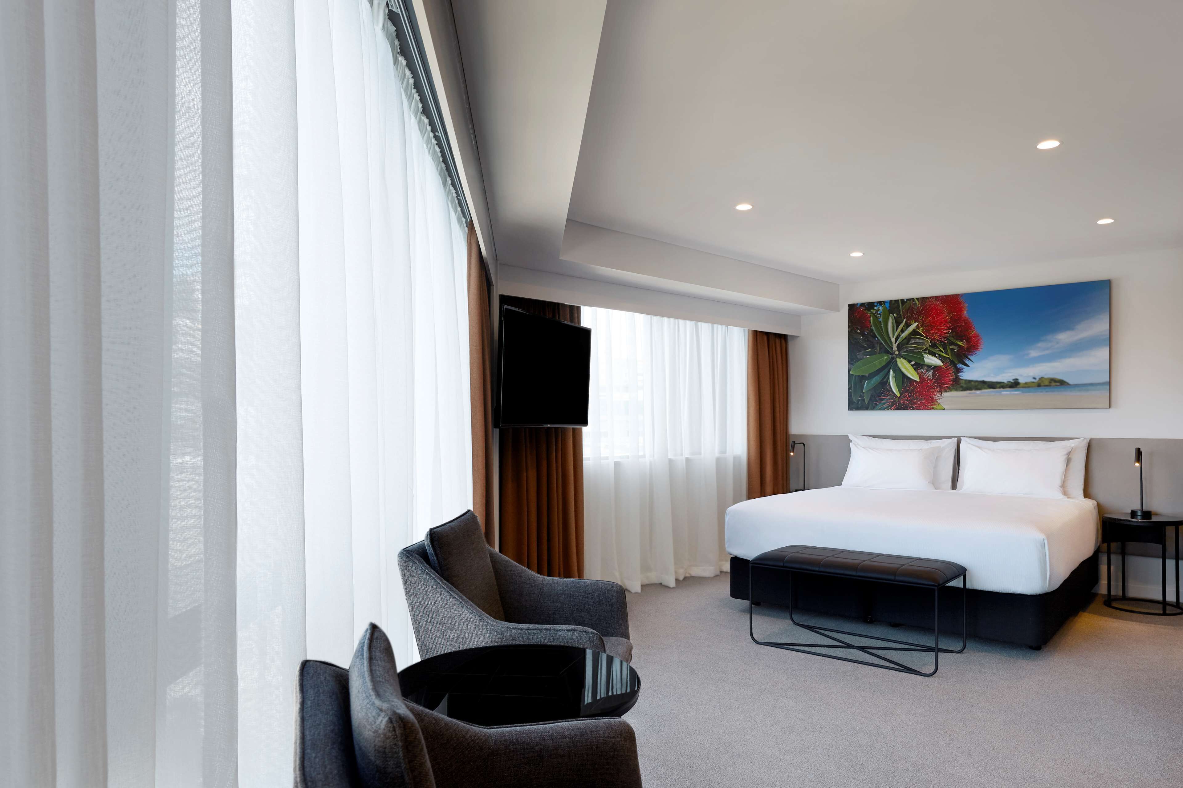 In-room safe, blackout curtains, soundproofing, iron/ironing board