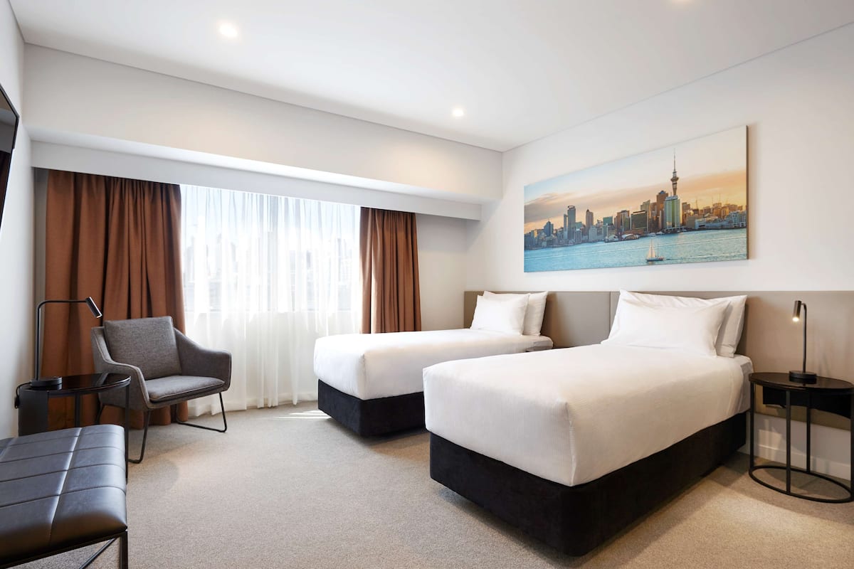 In-room safe, blackout curtains, soundproofing, iron/ironing board