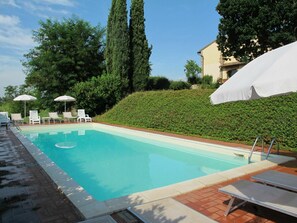 Pool - Wonderful  villa for 12 guests with WIFI, private pool, TV, terrace, pets allowed and panoramic ... (Scandicci)