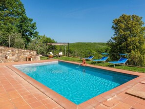 Pool - Stunning  villa for 11 guests with WIFI, private pool, TV, terrace and pets allowed (Montieri)