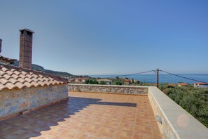 Executive Duplex (Nefeli) | Terrace/patio - Mani Stone Towers (West Mani)