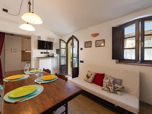 TV, fireplace - Beautiful private villa for 6 guests with WIFI, pool, A/C, TV, terrace and pets allowed (Roccastrada)