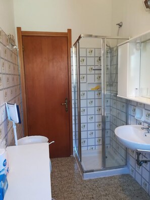 Huis, 2 slaapkamers, roken, privézwembad | Badkamer | Een haardroger