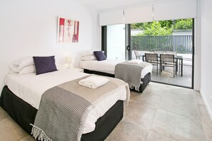 Departamento ejecutivo | 3 habitaciones, tabla de planchar con plancha, cunas y camas extra 