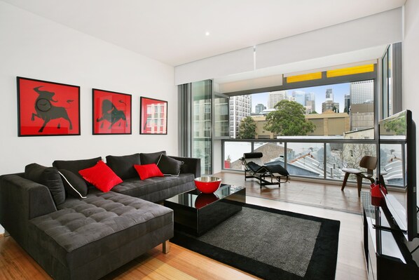 Living room - New York on Riley (Darlinghurst)