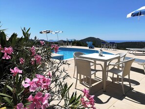 Villa, 2 Bedrooms, Smoking, Private Pool | Outdoor dining - Holiday Resorts for 10 Persons, With Swimming Pool, Wifi and air Conditioner (Itri)