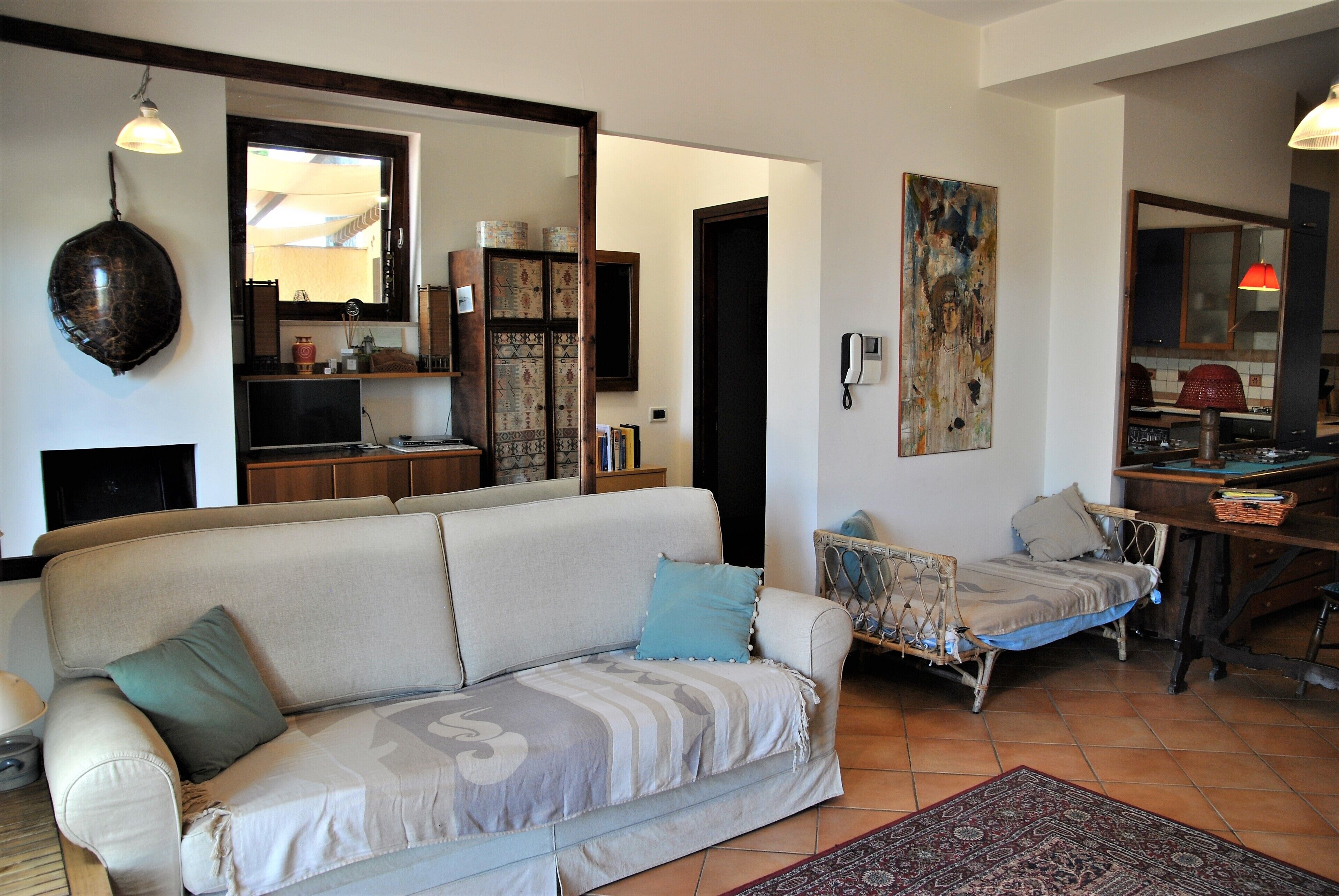 Villa, 2 camere da letto, fumatori, piscina privata | Area soggiorno