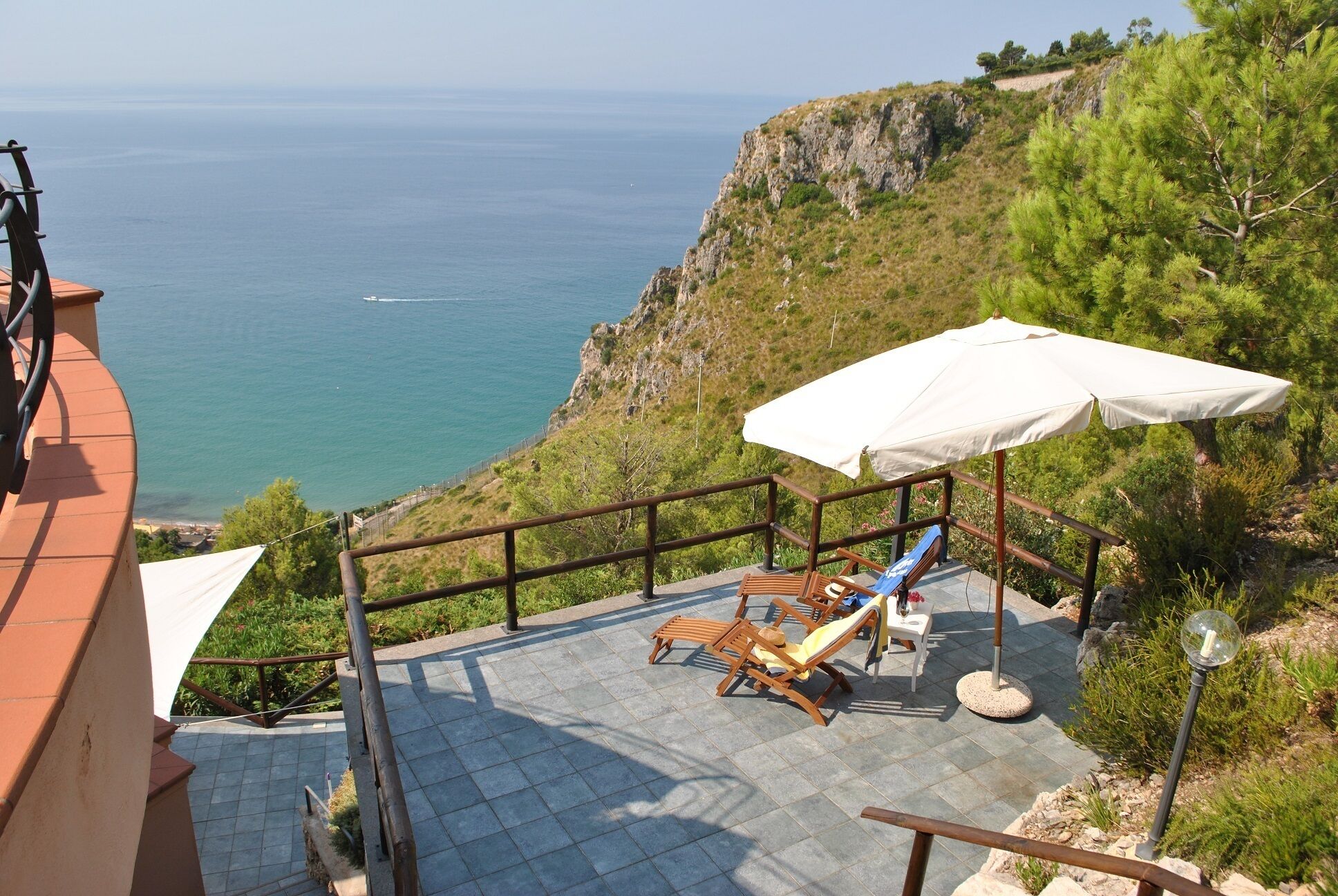 Villa, 1 Schlafzimmer, Terrasse, Meerblick | Terrasse/Patio