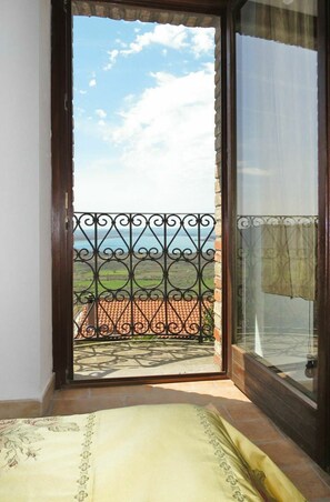 Blick von der Unterkunft