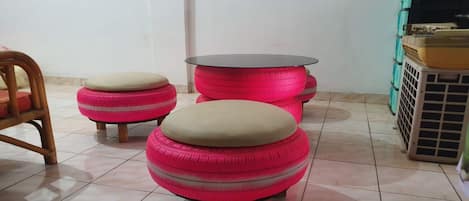 Sala de estar en el lobby