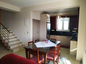 Villa, 4 Bedrooms | In-room dining - Luxurious Villa Paradise PRIVATE BEACH (Faistos)