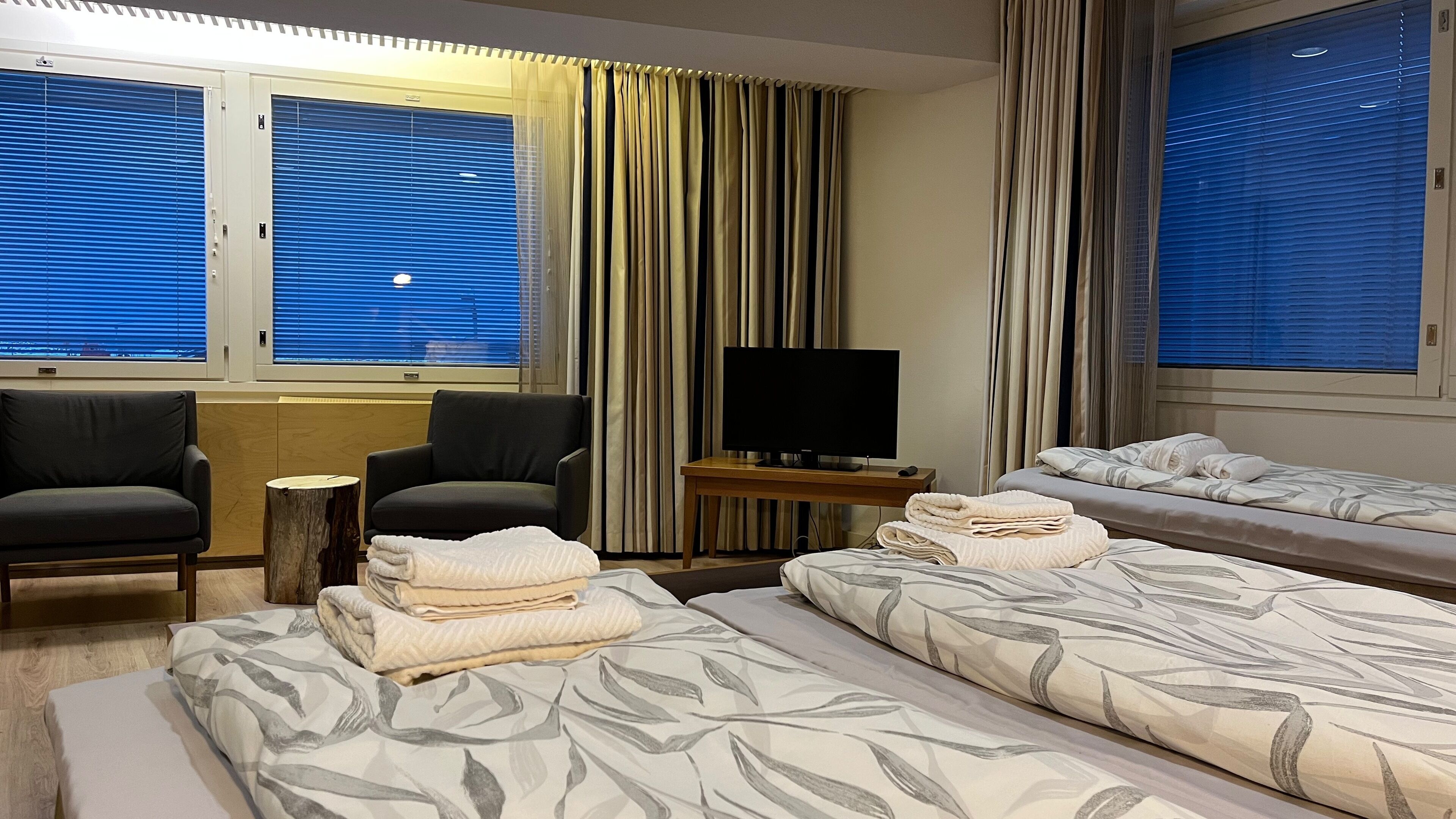 family room, sea view | blackout curtains, iron/ironing board, free wifi, bed sheets