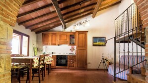 Apartment, 2 Bedrooms, Smoking | Dining - Apartment Immersed in the Green of the Maremma (Massa Marittima)