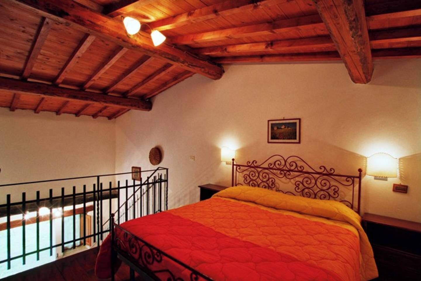 Chalet, 1 Bedroom, Smoking, Fireplace | 1 bedroom, bed sheets