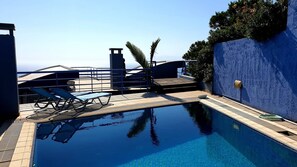 Private pool - Villa Afrodite PRIVATE POOL On The Roof Sea View (Agios Vasileios)