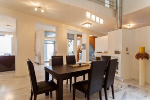 In-room dining - Villa Afrodite PRIVATE POOL On The Roof Sea View (Agios Vasileios)