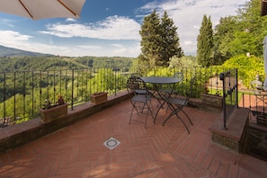 Apartment, 2 Schlafzimmer, Terrasse, Gartenblick | Terrasse/Patio