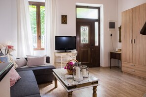 Apartment, 1 Bedroom | Living area | Flat-screen TV - Luxurious Suite Maria (Agios Nikolaos)