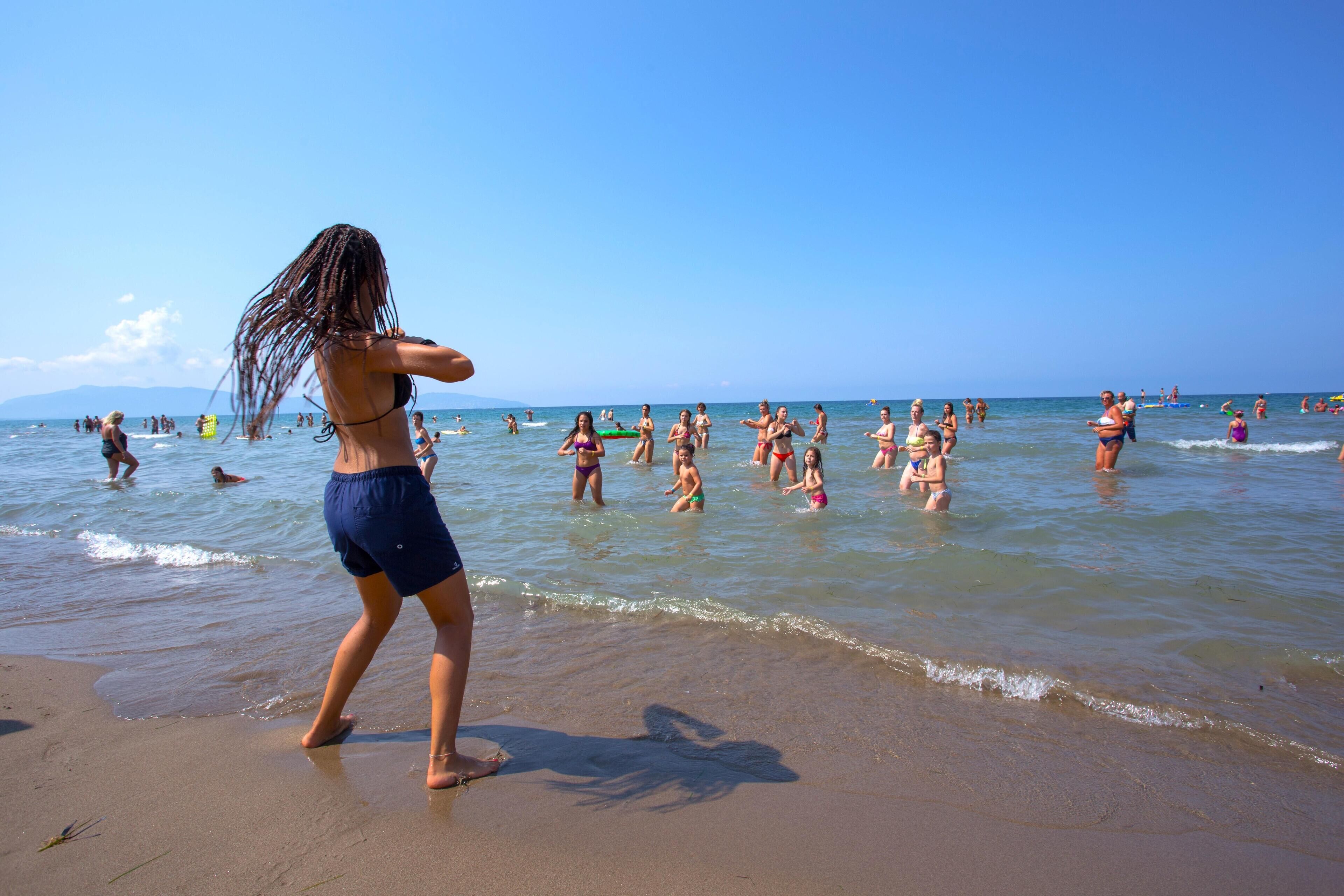 Sulla spiaggia