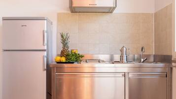 Appartement Supérieur, 1 chambre, patio | Cuisine privée