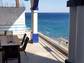 Balcony - Seaside Cozy House ON THE SEASouth Crete (Archanes-Asterousia)